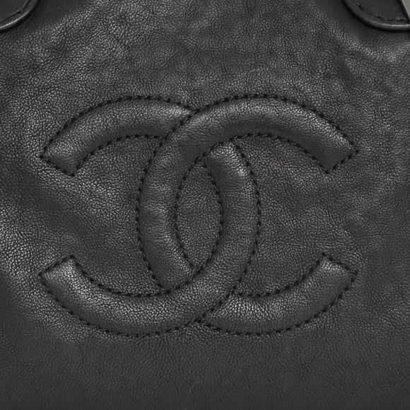 Chanel Bag Black Line Cruise Bowling Boston - Picture 1 of 11